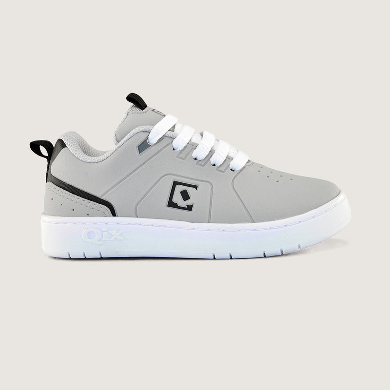 Tênis Infantil QIX Smash Cinza e Branco