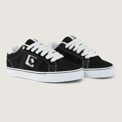 Tênis QIX Combat Suede Vulk Branco e Preto