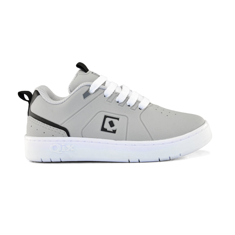 Tênis Infantil QIX Smash Cinza e Branco