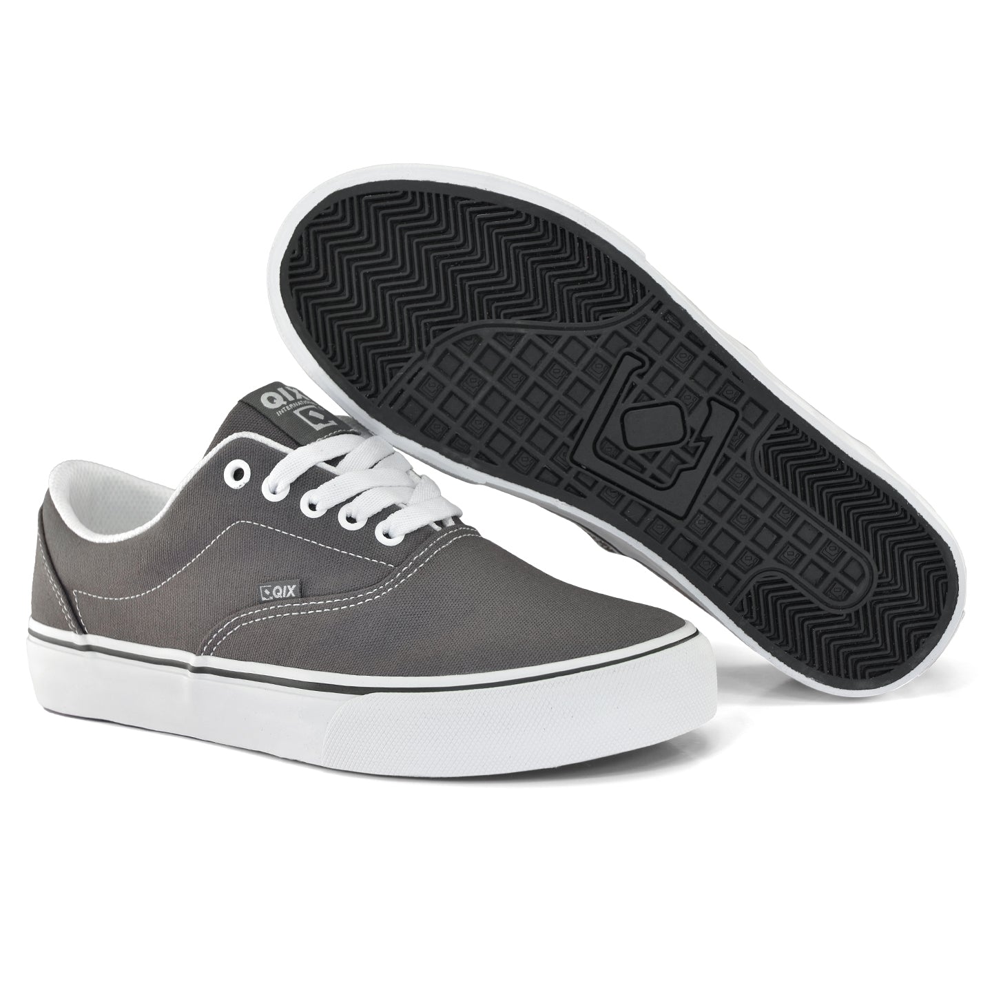 Tênis QIX Sunset Vulcan 07 - Chumbo e Branco