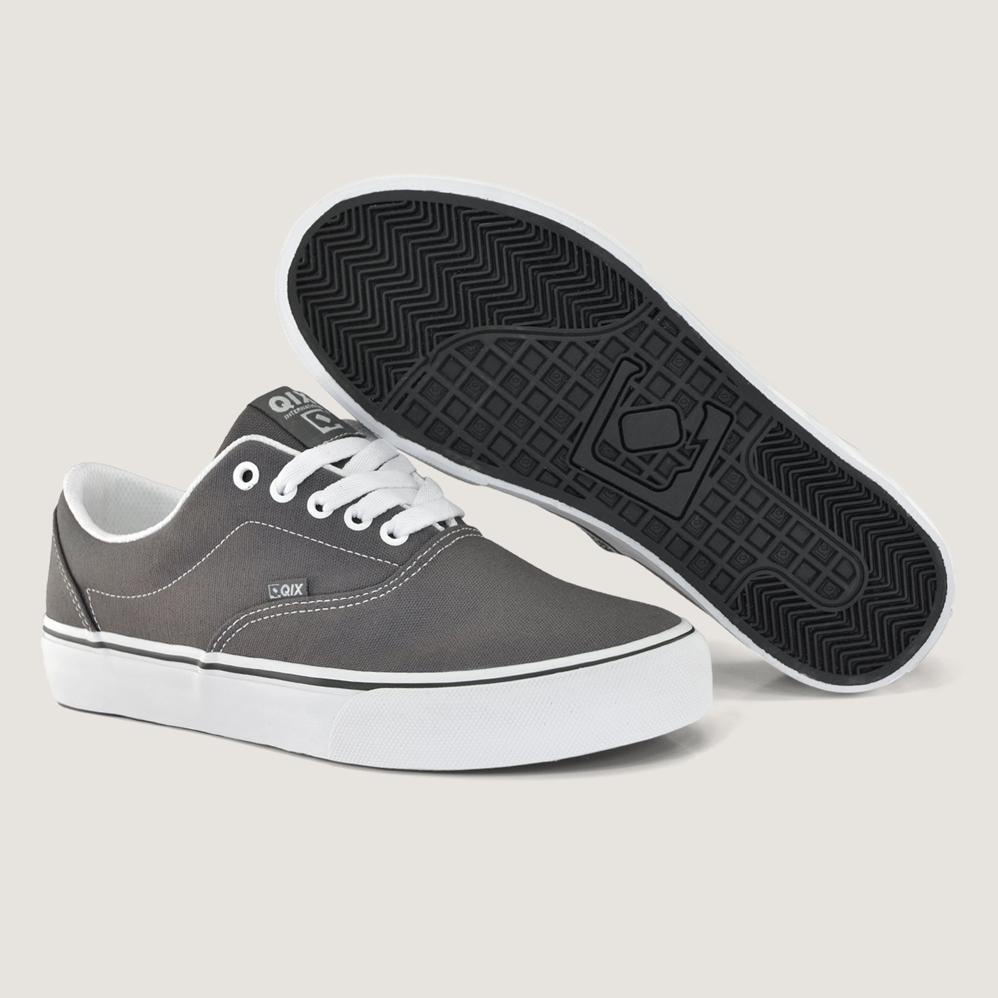 Tênis QIX Sunset Vulcan 07 - Chumbo e Branco