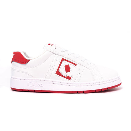 TÊNIS QIX SKATE COMBAT RETRÔ BRANCO E VERMELHO