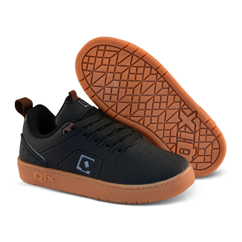 Tênis Infantil QIX Smash Preto Latex