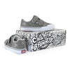 Tênis QIX Infantil Chorão Park Velcro Grafite e Branco