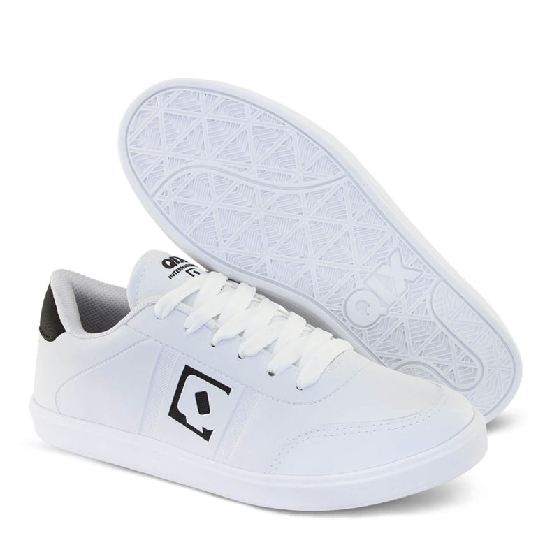 Tênis Qix  City Branco e Preto