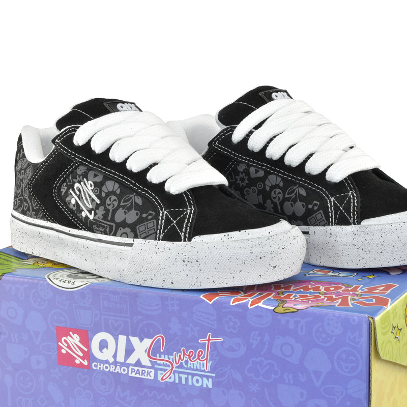 Tênis QIX Chorão Park Sweet Black Oreo