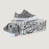 Tênis QIX Infantil Chorão Park Velcro Grafite e Branco