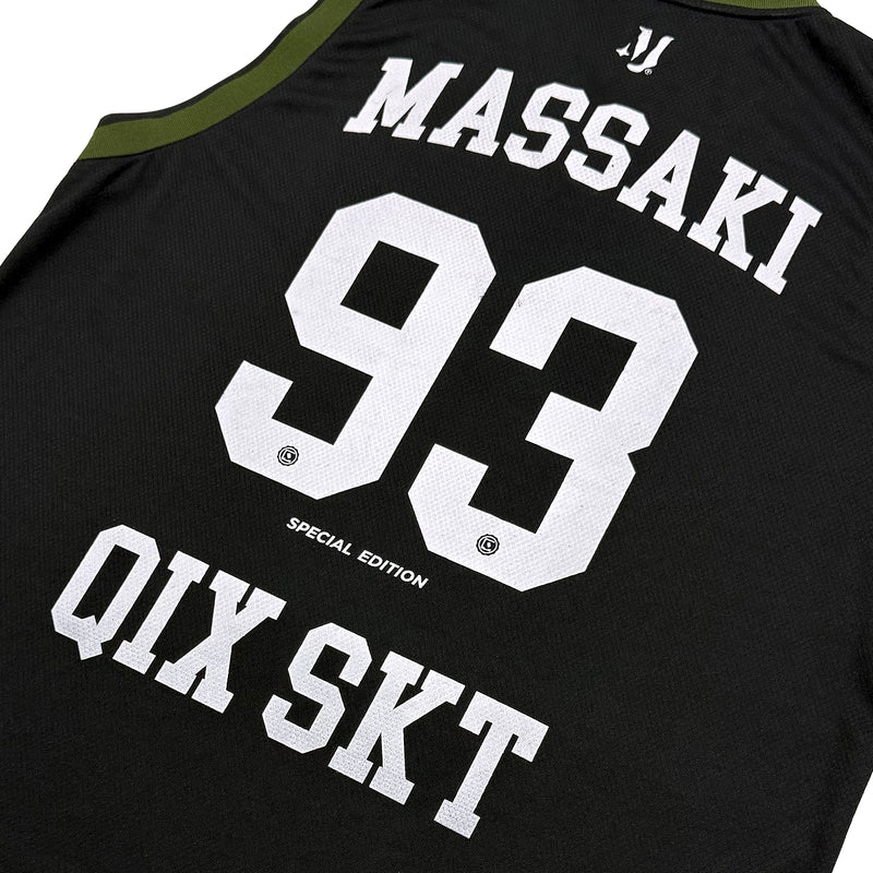 CAMISETA QIX MASSAKI PRETA E VERDE