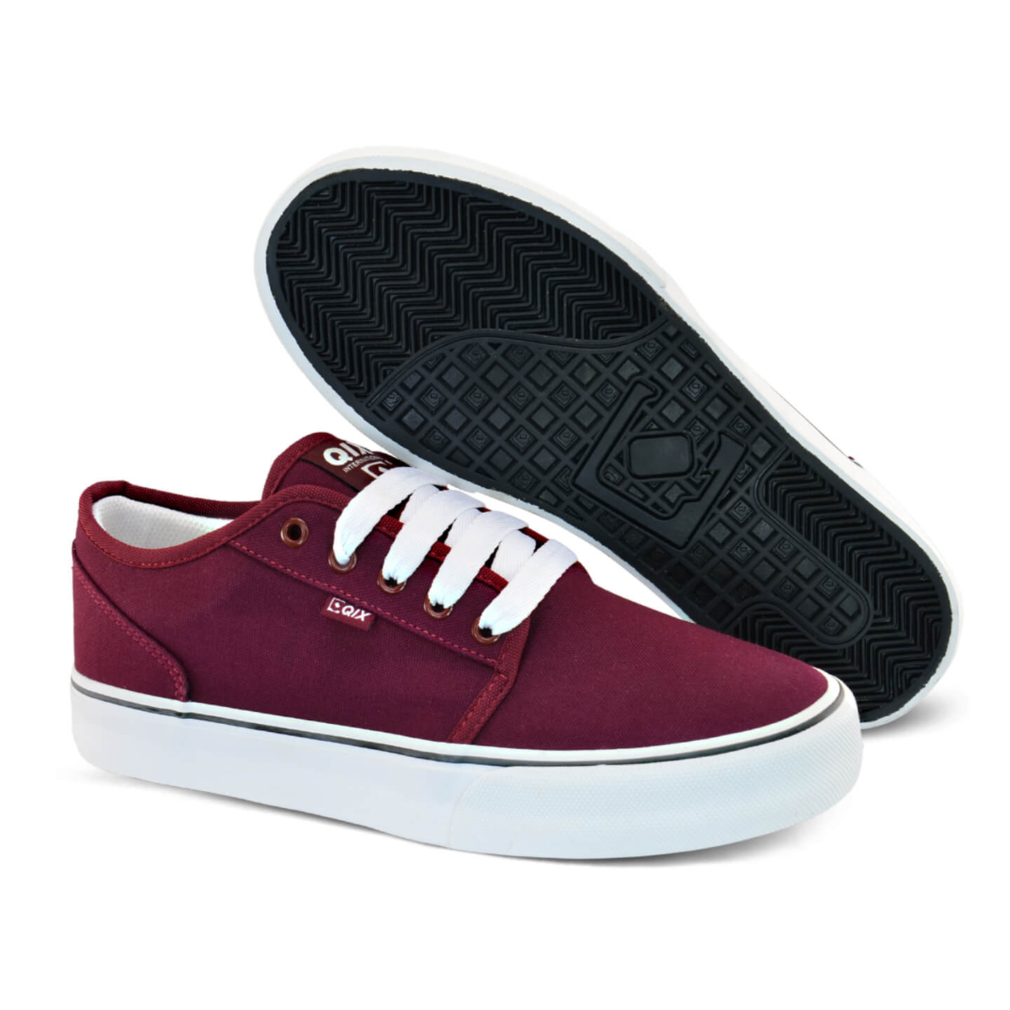 Tênis QIX California Vulcan 07 - Cereja e Branco