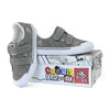 Tênis QIX Infantil Chorão Park Velcro Grafite e Branco