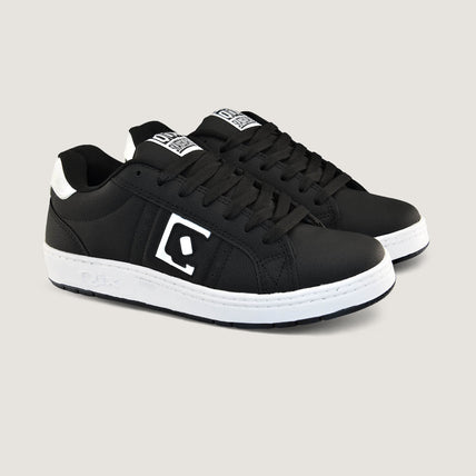 Tênis Infantil QIX Combat Retrô Preto e Branco