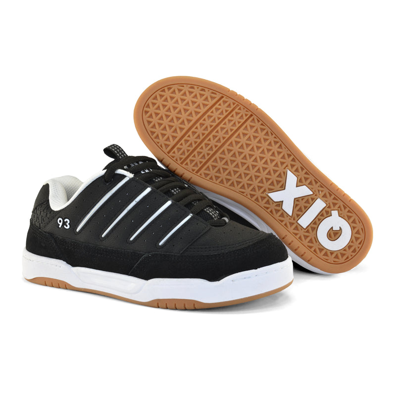 Tênis Qix Golden - Preto e Branco Natural