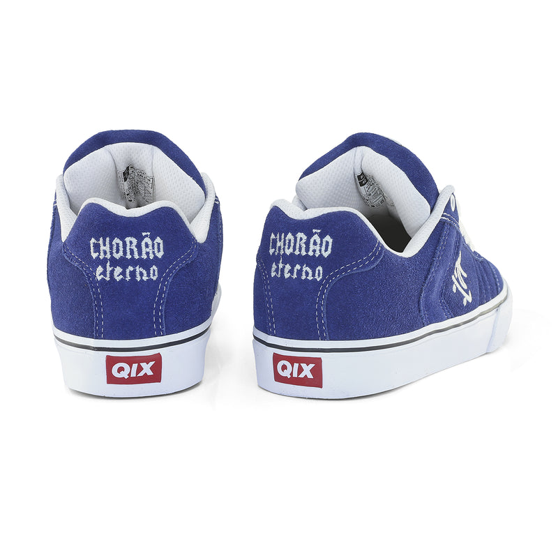 Tênis QIX Chorão Lado-B Vulk Royal e Branco
