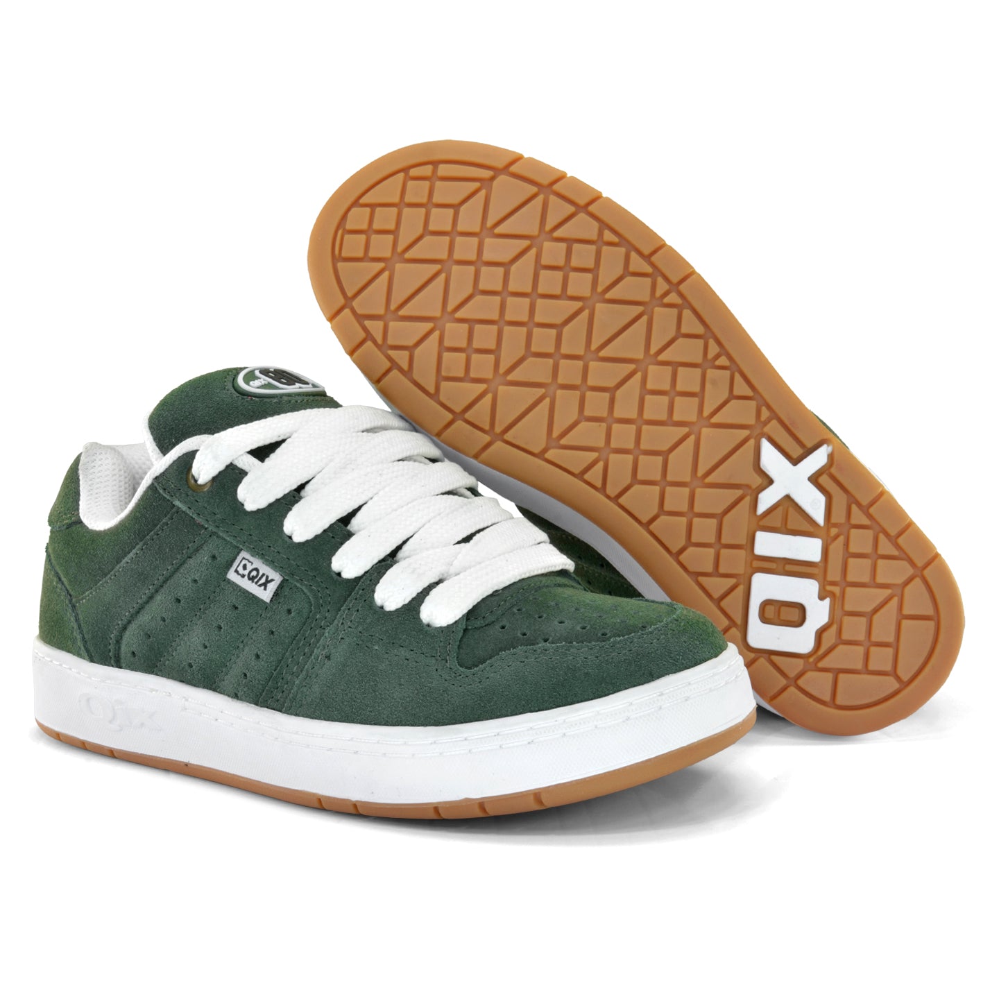 Tênis QIX 80's OG - Verde Musgo e Branco