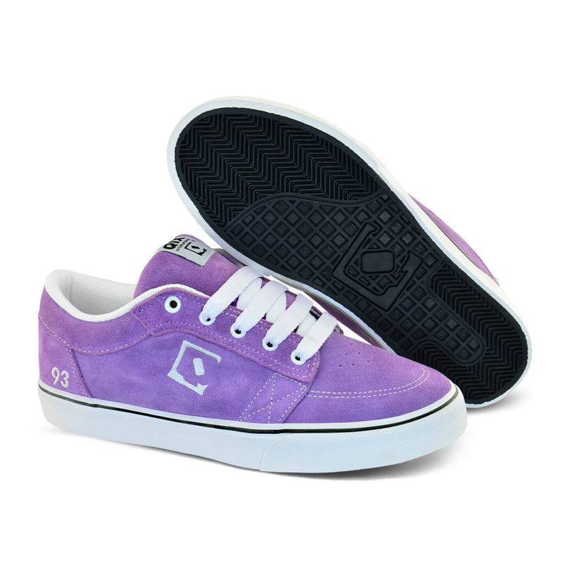 Tênis QIX 93 Ninety Three Vulcan 07 - Lavanda e Branco