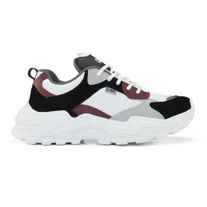 Tênis QIX Higher Preto, Bordô e Branco