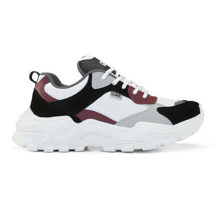 Tênis QIX Higher Preto, Bordô e Branco