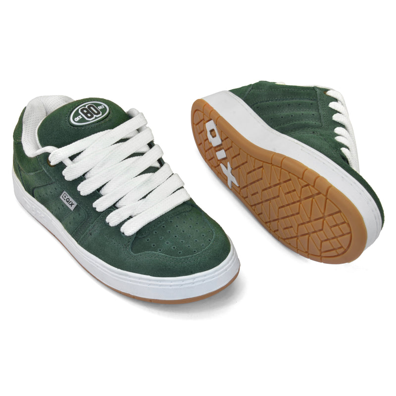 Tênis QIX 80's OG - Verde Musgo e Branco