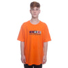 CAMISETA QIX SKATEBOARDS MONOGRAMA ORIGINAL LARANJA
