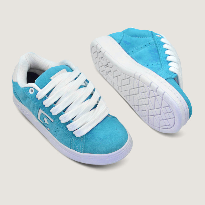 Tênis Qix Skate Combat Suede Azul e Branco