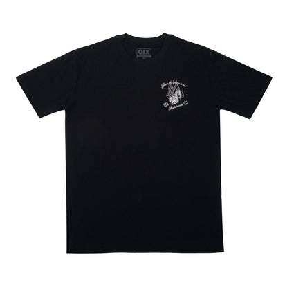 CAMISETA QIX SKATEBOARDS COMPANY PRETA