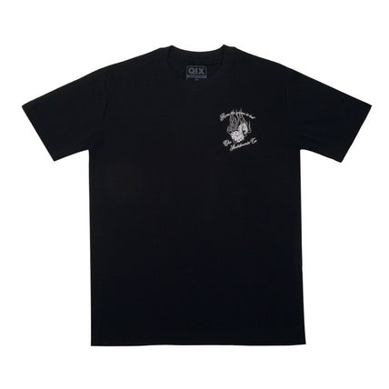 CAMISETA QIX SKATEBOARDS COMPANY PRETA