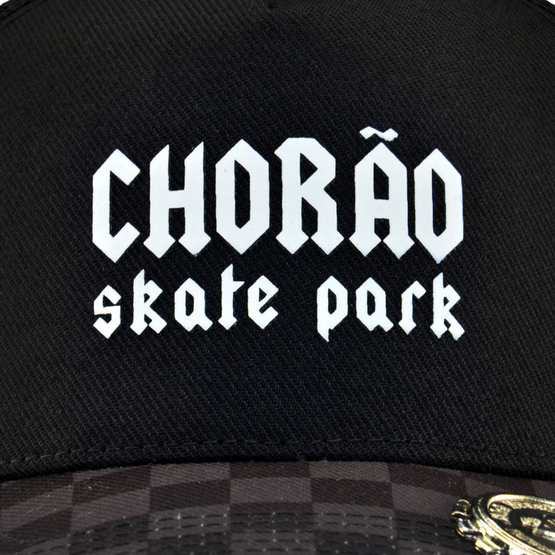 Boné Snapback Layback Chorão Skate Park Black
