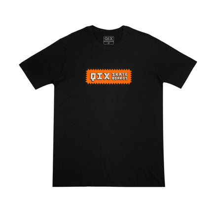 CAMISETA QIX TAG SKATE BOARDS PRETA