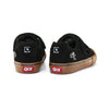 Tênis skate infantil QIX Chorão Park Velcro Preto Gum