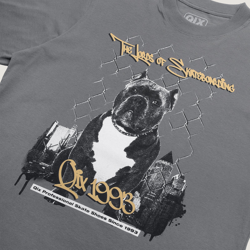 CAMISETA QIX STREET SKATE DOG MESCLA
