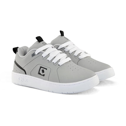 Tênis Infantil QIX Smash Cinza e Branco