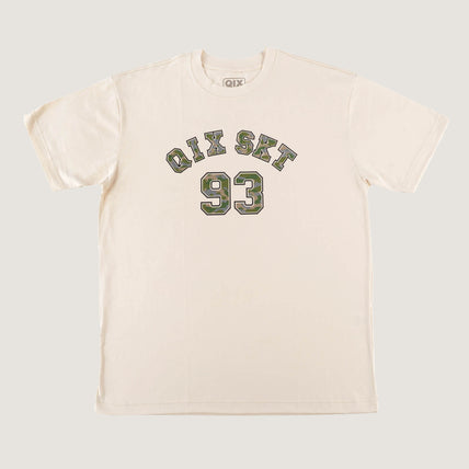 CAMISETA QIX SKT 93 CAMOUFLAGED LOGO OFF WHITE