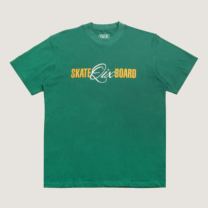 CAMISETA QIX STREET SKATE BOARD SINCE 1993 VERDE