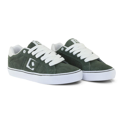 Tênis QIX Combat Suede Vulk Verde Musgo e Branco