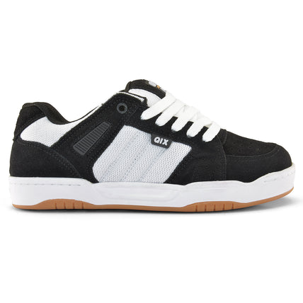 Tênis Qix Square Suede - Preto e Branco Latex
