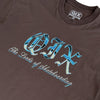 CAMISETA QIX OVERSIZED THE LORDS SKATE MARROM