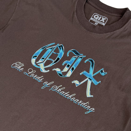 CAMISETA QIX OVERSIZED THE LORDS SKATE MARROM