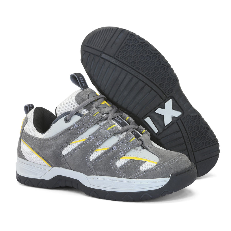Tênis QIX Revo 26 Chumbo, Cinza e Amarelo