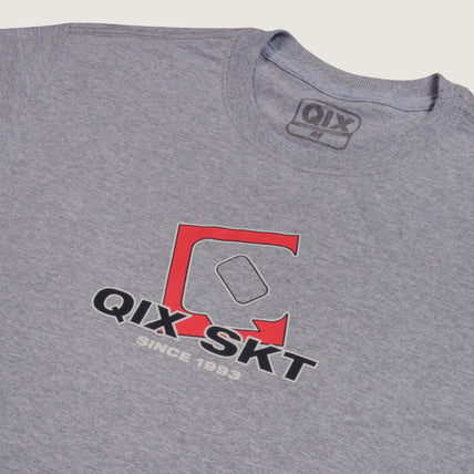 CAMISETA QIX SKT RED LOGO MESCLA
