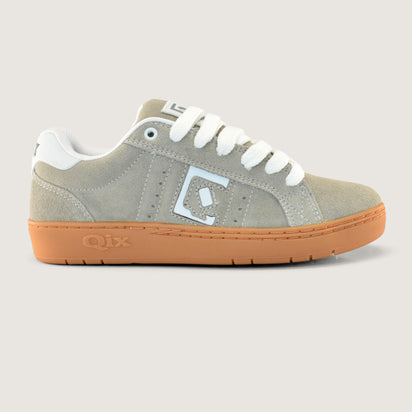 Tênis Qix Skate Combat Suede - Cinza Natural