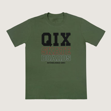 CAMISETA QIX BOARDS SKATE MUSGO