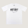 CAMISETA QIX THREE-DIMENSIONAL BRANCA