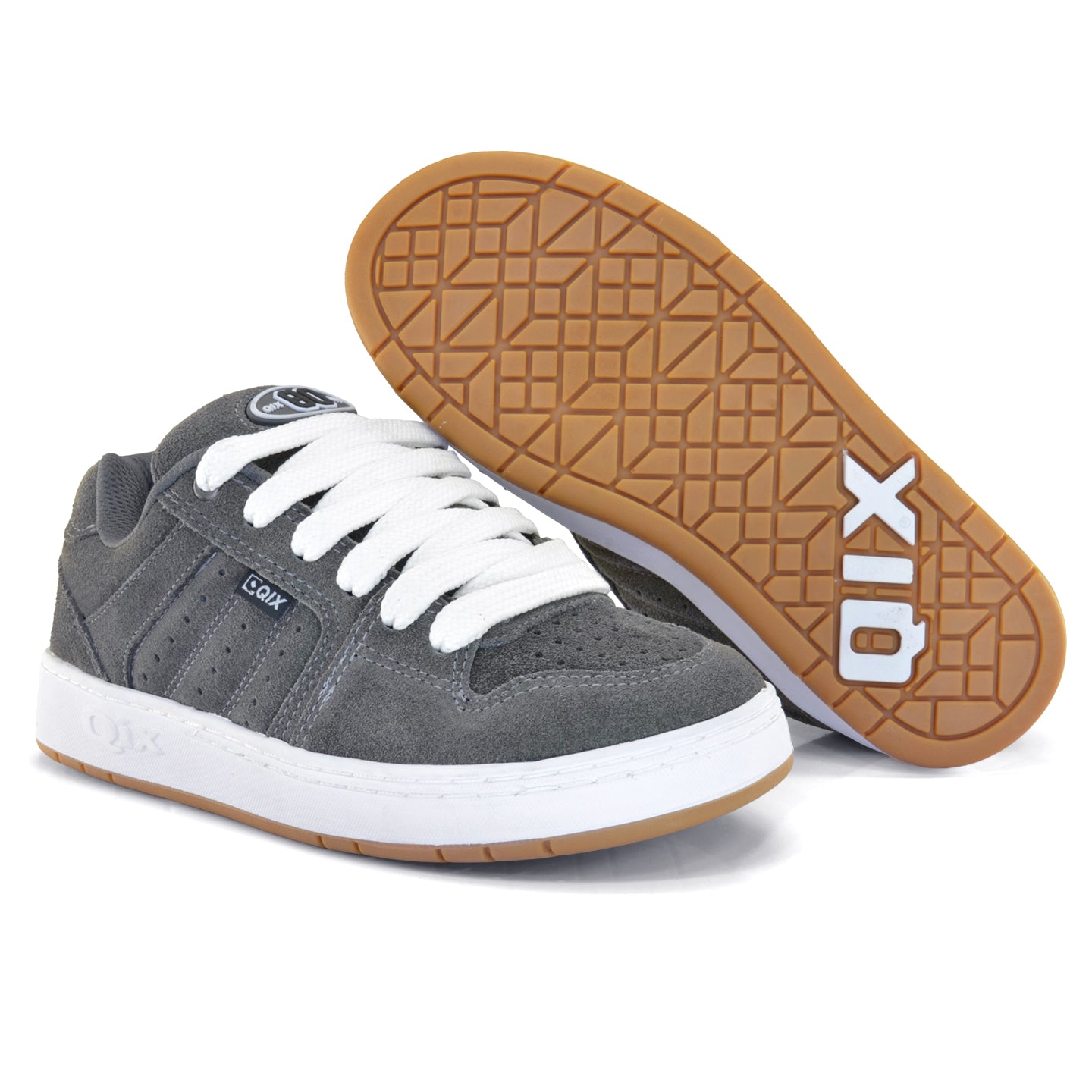Tênis QIX 80's OG - Chumbo e Branco
