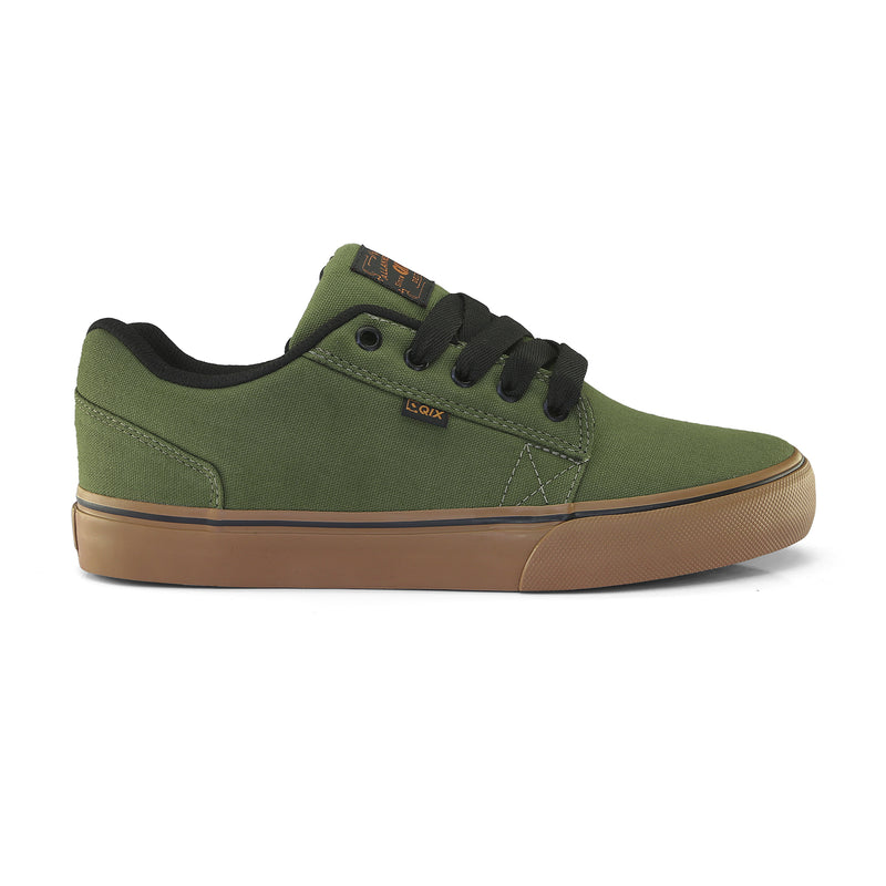 Tênis QIX Allan Mesquita Vulcan 07 - Verde Oliva Gum