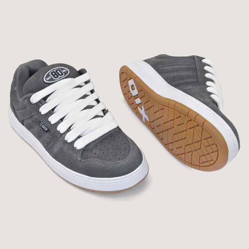 Tênis QIX 80's OG - Chumbo e Branco