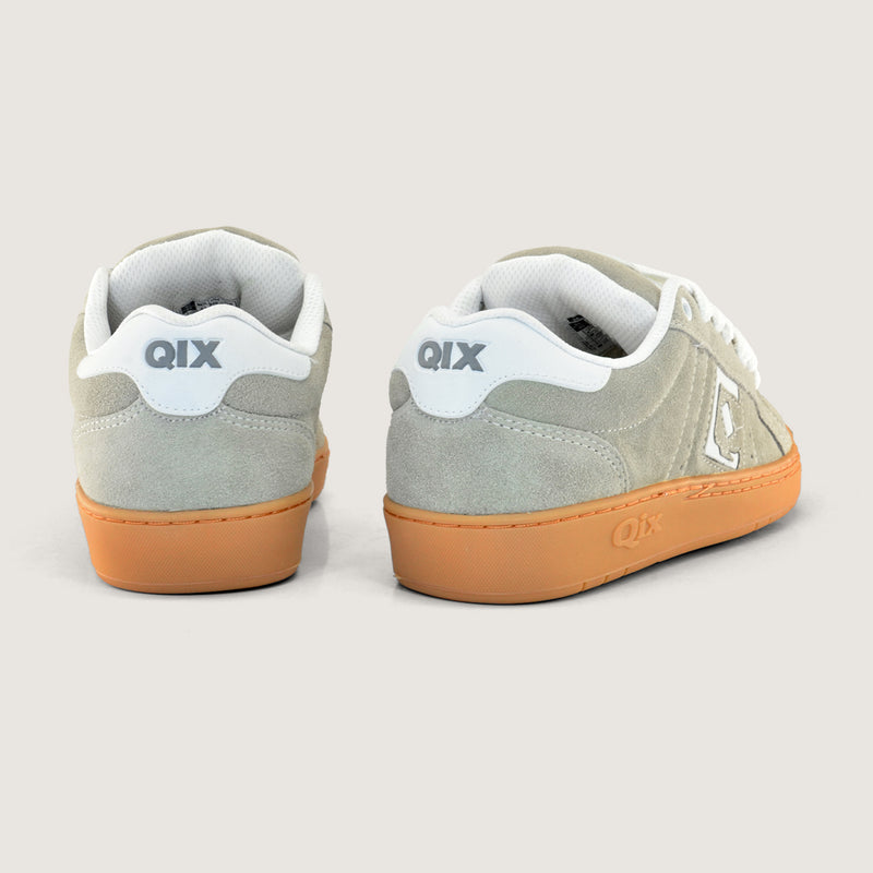 Tênis Qix Skate Combat Suede - Cinza Natural