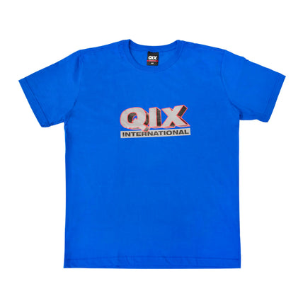 CAMISETA QIX INTERNATIONAL GEOMETRIC AZUL
