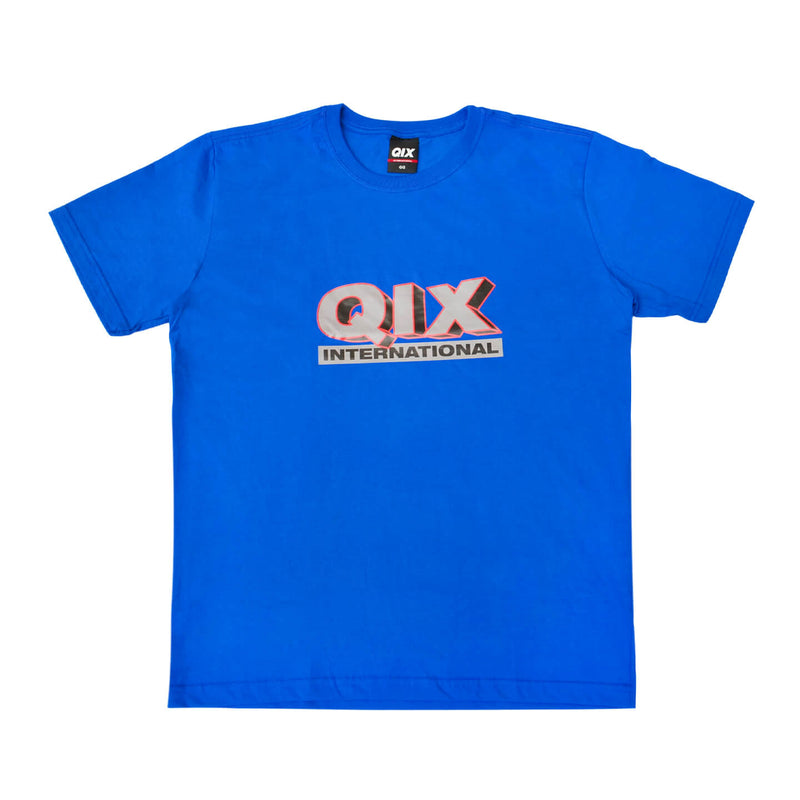 CAMISETA QIX INTERNATIONAL GEOMETRIC AZUL