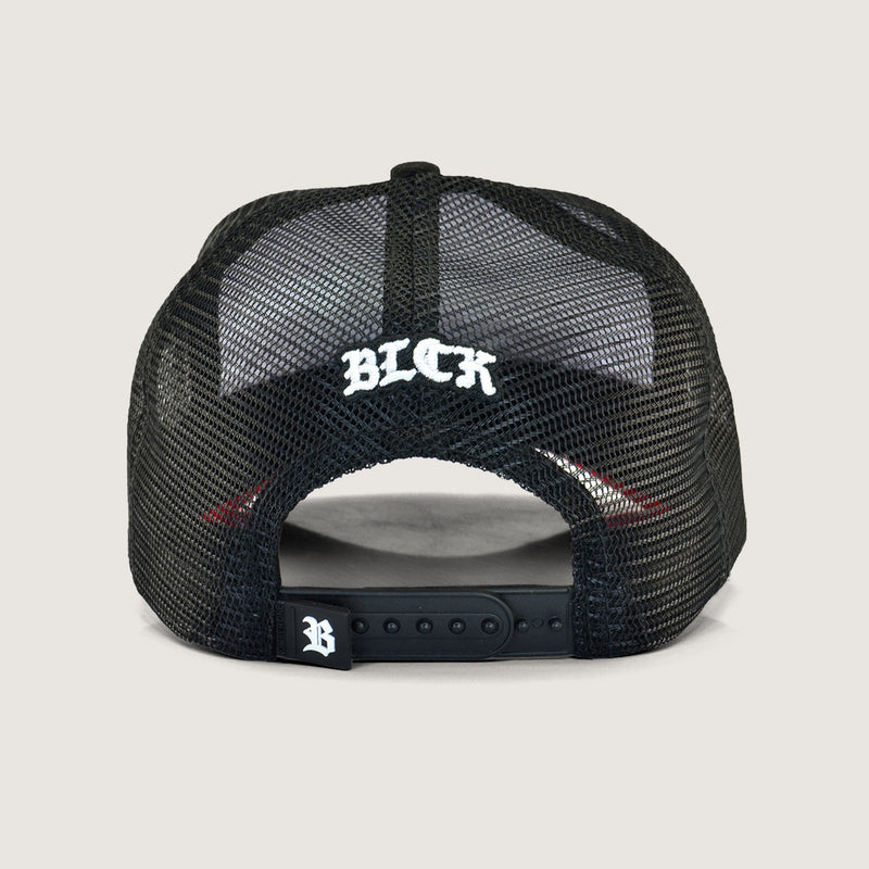 Boné Trucker Charlie Brown Jr Preto