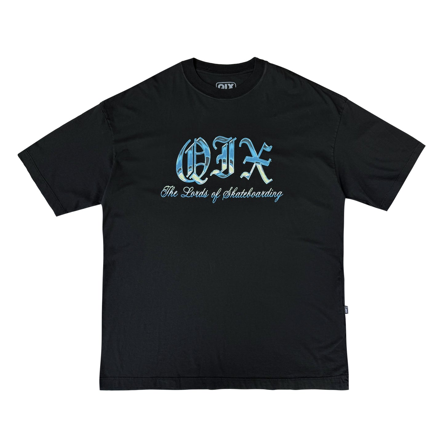 CAMISETA QIX OVERSIZED THE LORDS SKATE PRETA